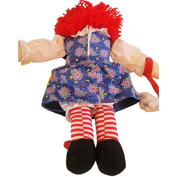 17" VNTG 2002 Dress Me Raggedy Ann Interactive Talking Teaching Doll Working EUC - Picture 7 of 9